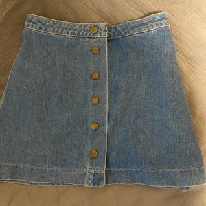 Size M AA Denim A line Skirt